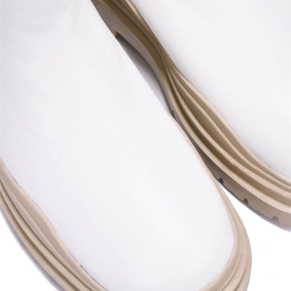 Blazing  Chunky Sole Biker Boot - Picture 3 of 9